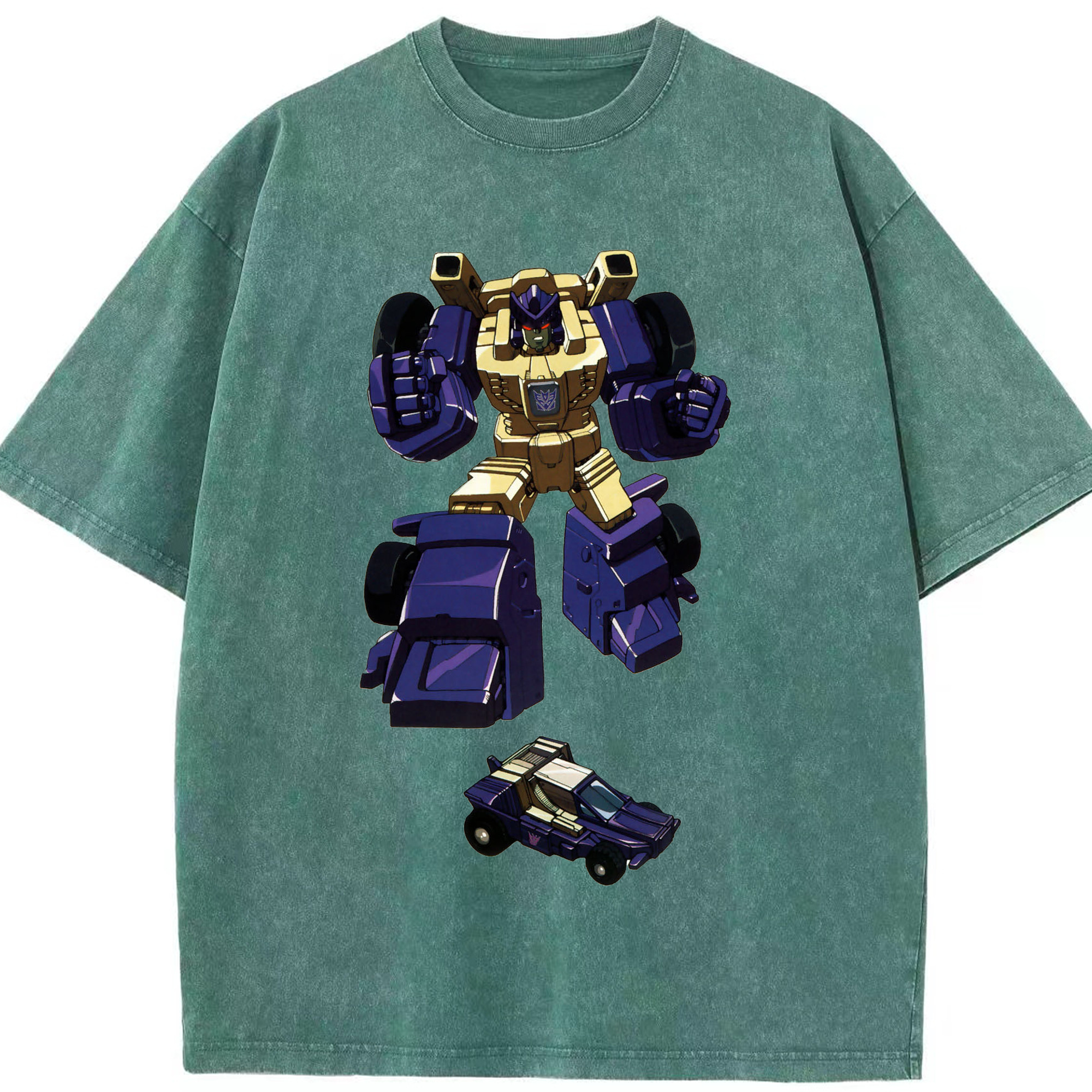 （画像用）  綿100% ヴィンテージ風 半袖Tシャツ（フロントプリント）